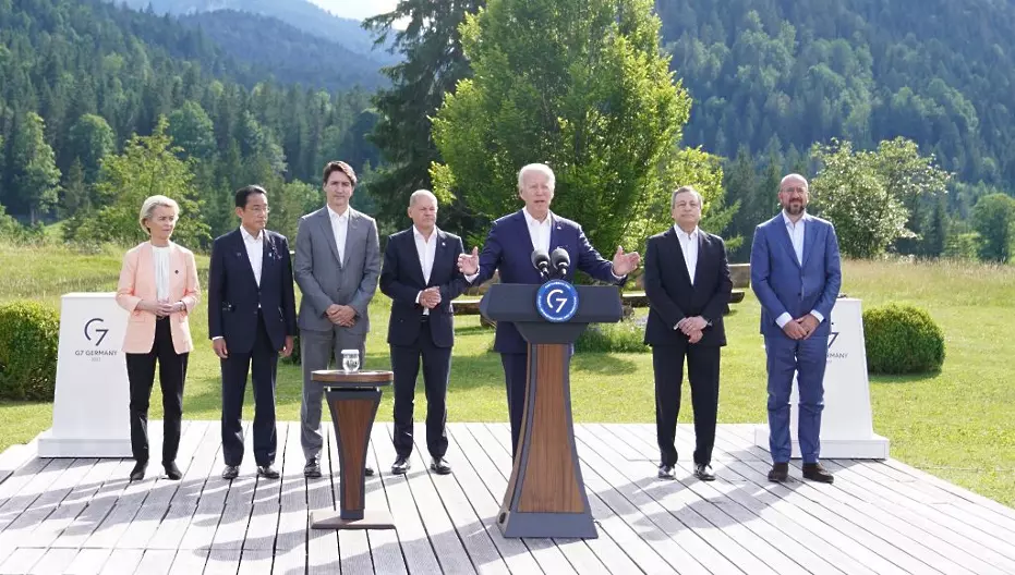 Г-7 набират 600 млрд. долара за алтернатива на китайската инициатива „Един пояс, един път“