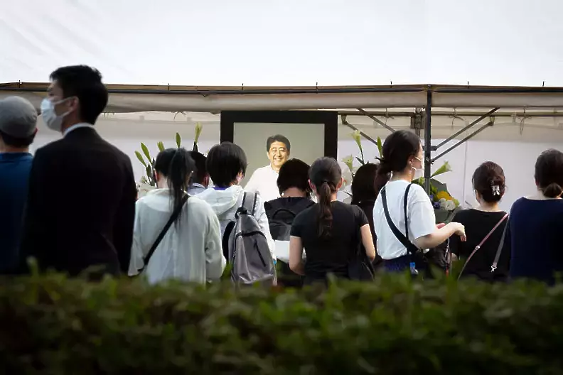 Китай протестира, че вицепрезидентът на Тайван е бил сред посетителите на погребението на Шиндзо Абе