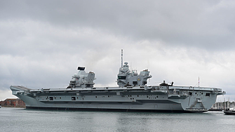 Самолетоносачът Принцът на Уелс на Кралските военноморски сили на Великобритания