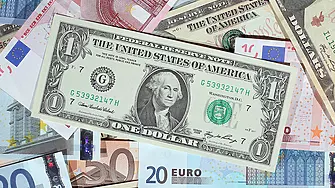 Еврото достигна най-ниското си ниво спрямо долара от две десетилетия 
