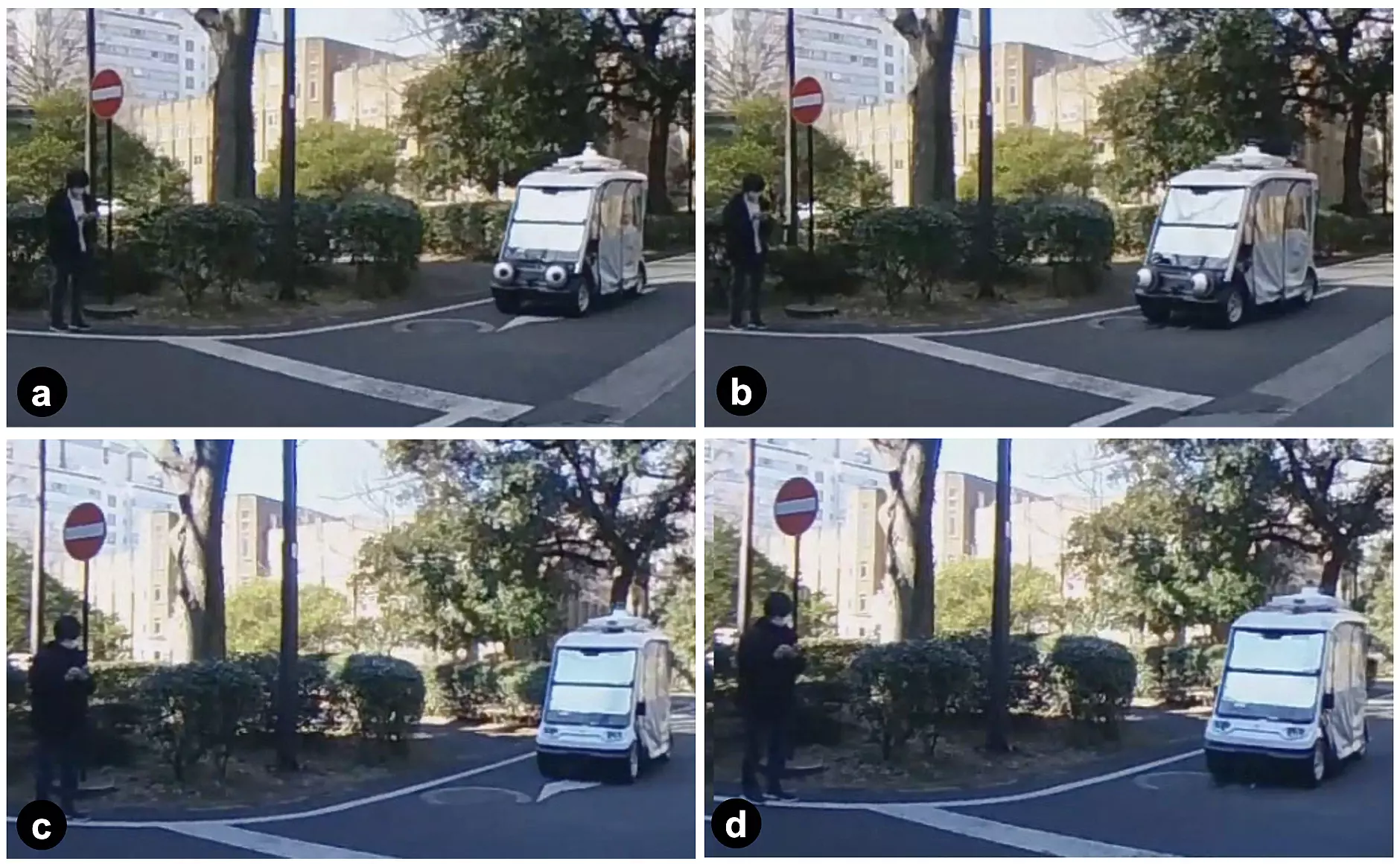 Автономни автомобили с механични очи стават по-безопасни за пешеходците