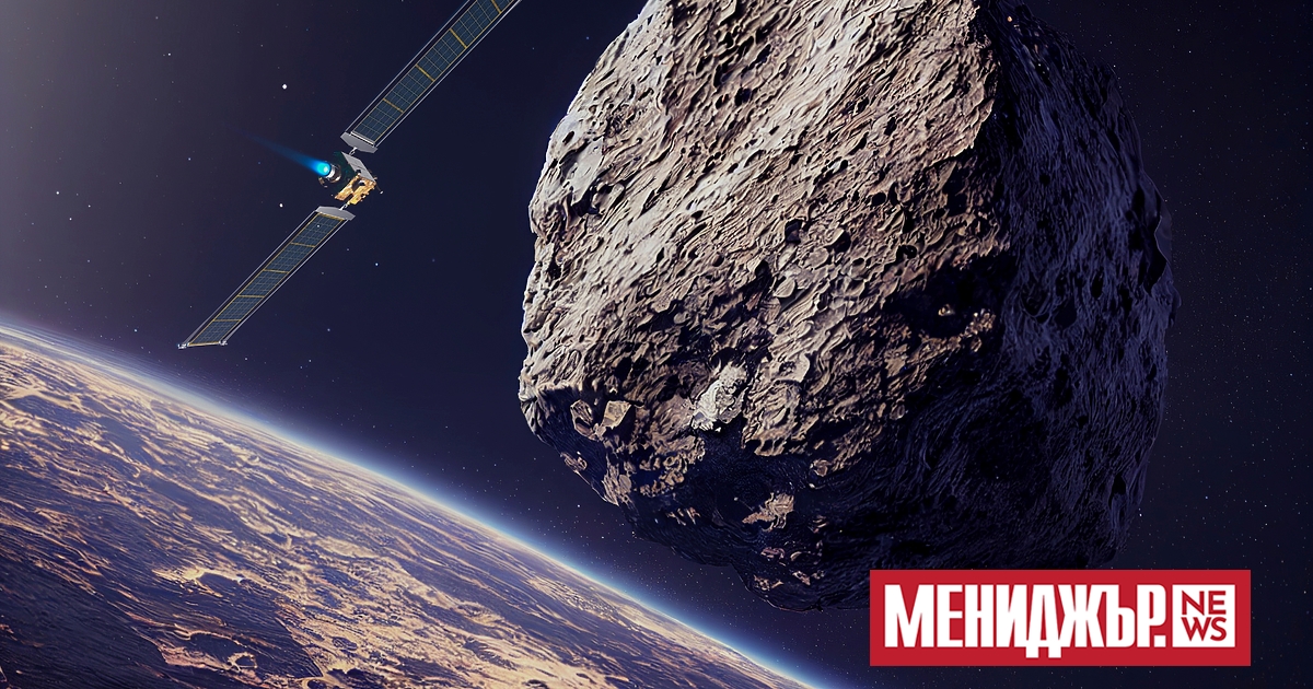 Опашката от отломки на астероида, ударен от сондата ДАРТ на