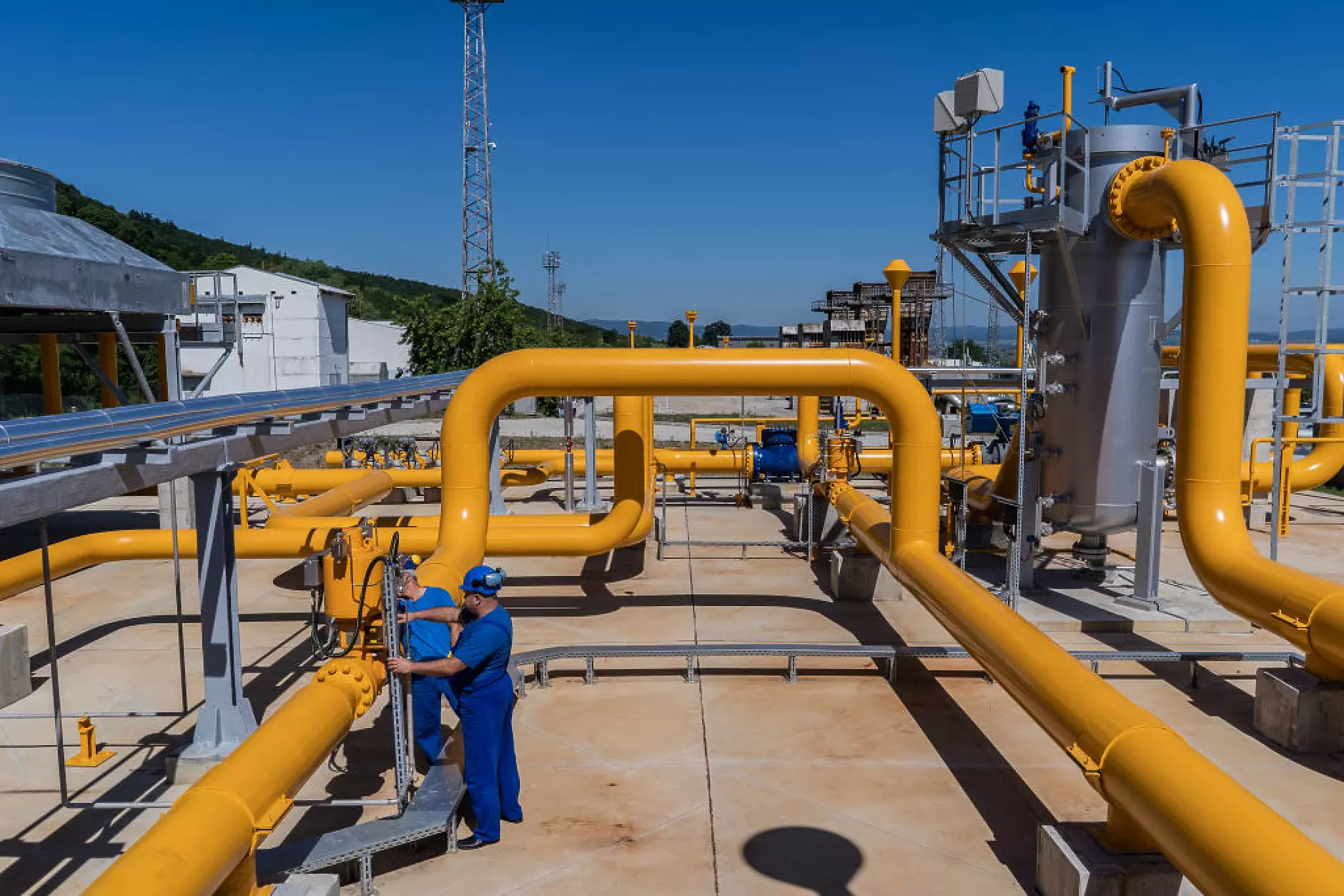 Водород смесен с природен газ може да тече по интерконектора Гърция-България
