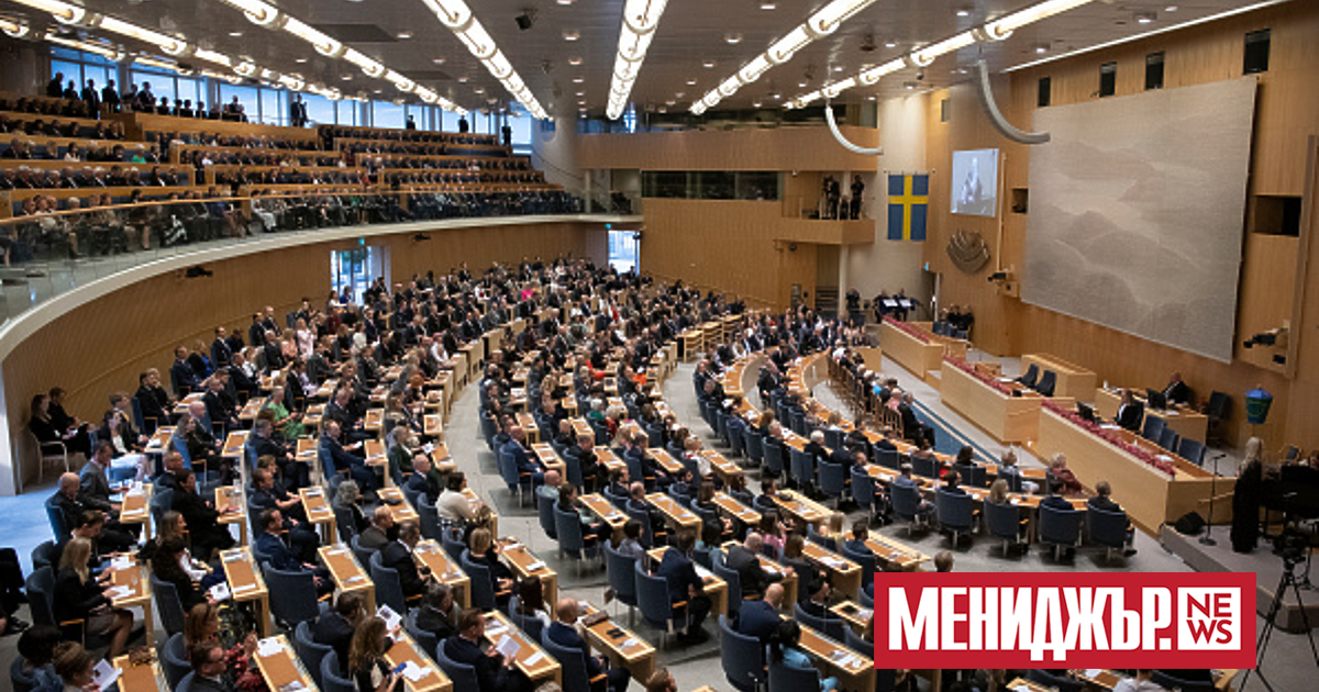 Парламентът на Швеция ще се събере на 16 ноември, за