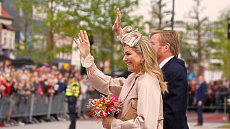 Кралската двойка на Нидерландия пристигна днес на официално посещение в