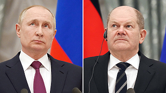 Руският президент Владимир Путин и германският канцлер Олаф Шолц проведоха