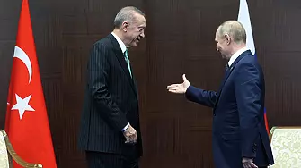 Путин и Ердоган обсъдиха по телефона зърнения коридор, центъра за природен газ и войната с Украйна