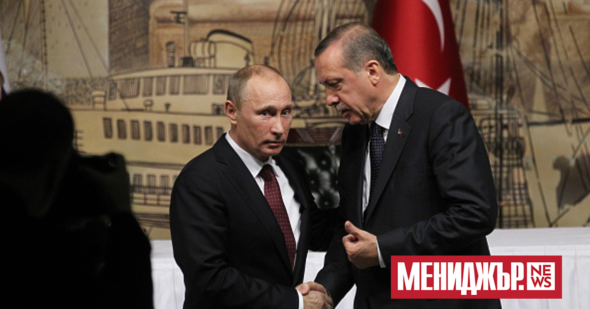 Турският президент Ердоган е заявил на Владимир Путин в телефонен