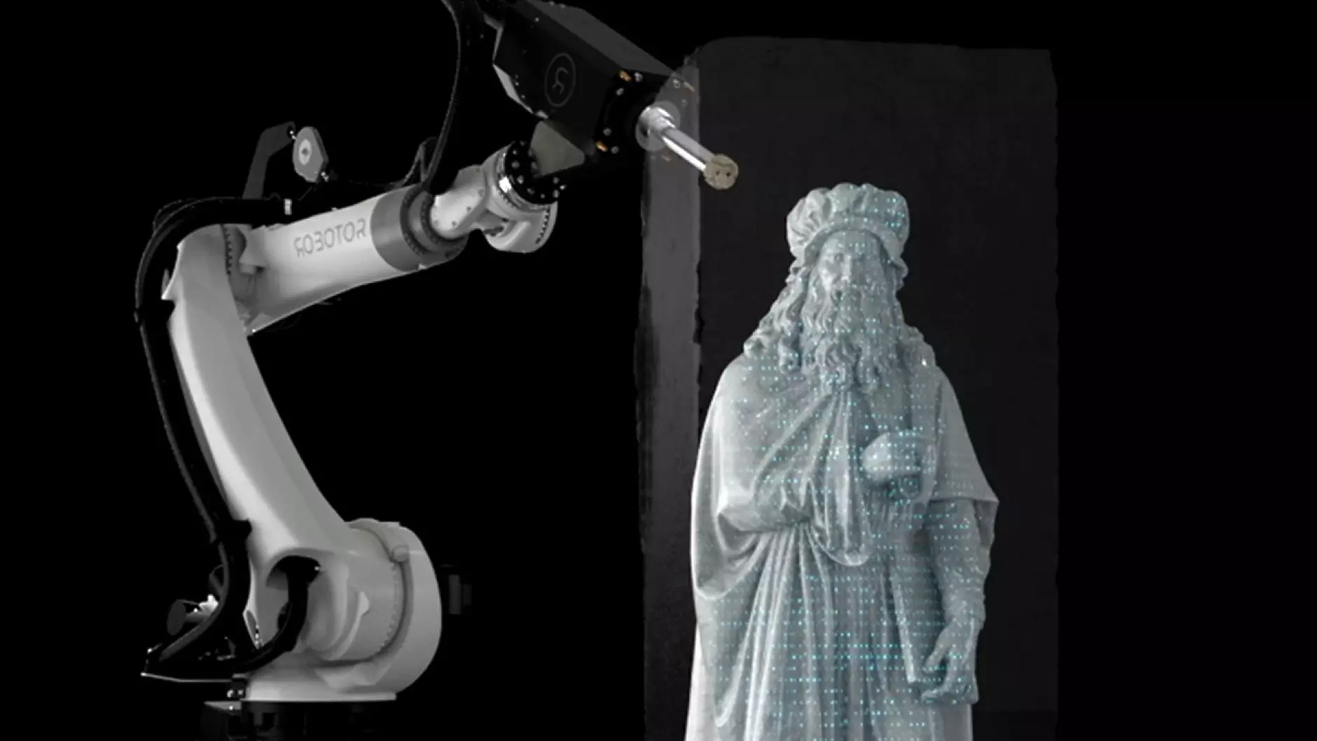 Робот създава мраморни скулптури като Микеланджело