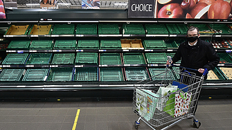 Инфлация при хранителните стоки във Великобритания е достигнала рекордните 17 1