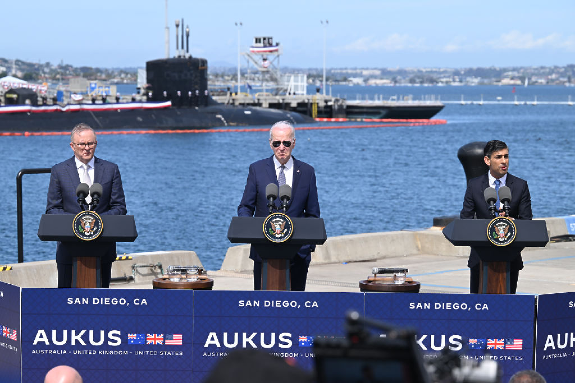 САЩ, Великобритания и Австралия представиха план за сътрудничество в сферата на атомните подводници