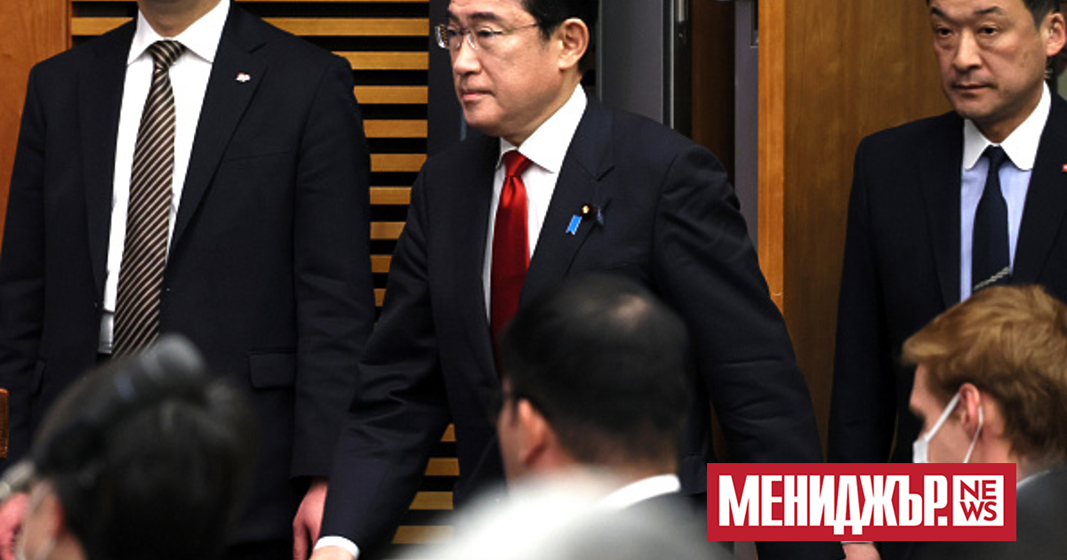 Японският премиер Фумио Кишида пристигна на изненадващо посещение в Киев,