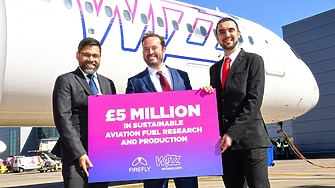 Wizz Air  обяви че ще инвестира 5 млн паунда в