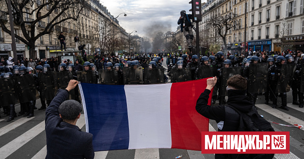 Протестът срещу пенсионната реформа във Франция щурмува централата на френската