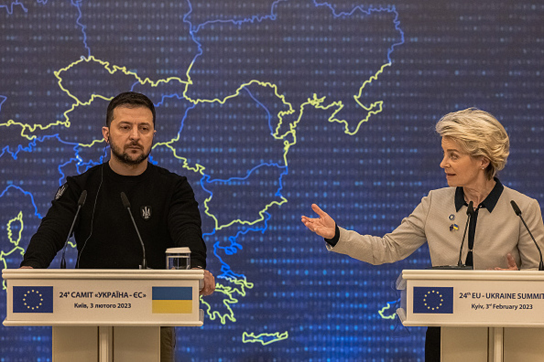 Фон дер Лайен: ЕС работи ръка за ръка с Украйна по много въпроси