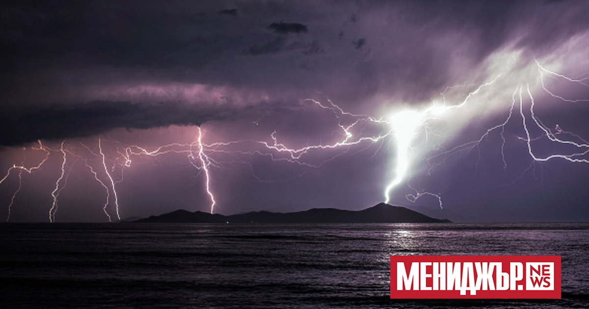 Гръцката национална метеорологична служба издаде предупреждава за екстремно време днес и