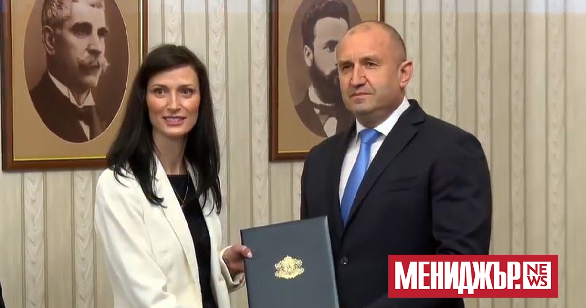 Номинираната за министър-председател от ГЕРБ-СДС Мария Габриел връща първия проучвателен