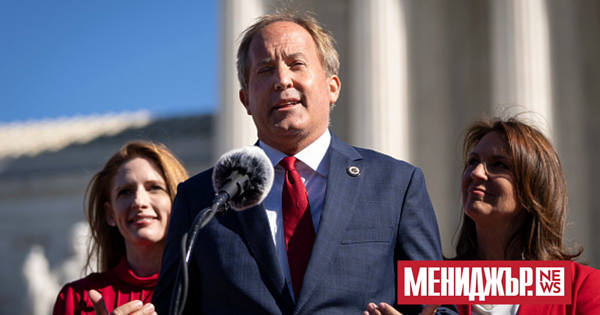 Главният прокурор на Тексас Кен Пакстън /на снимката/ заведе дело