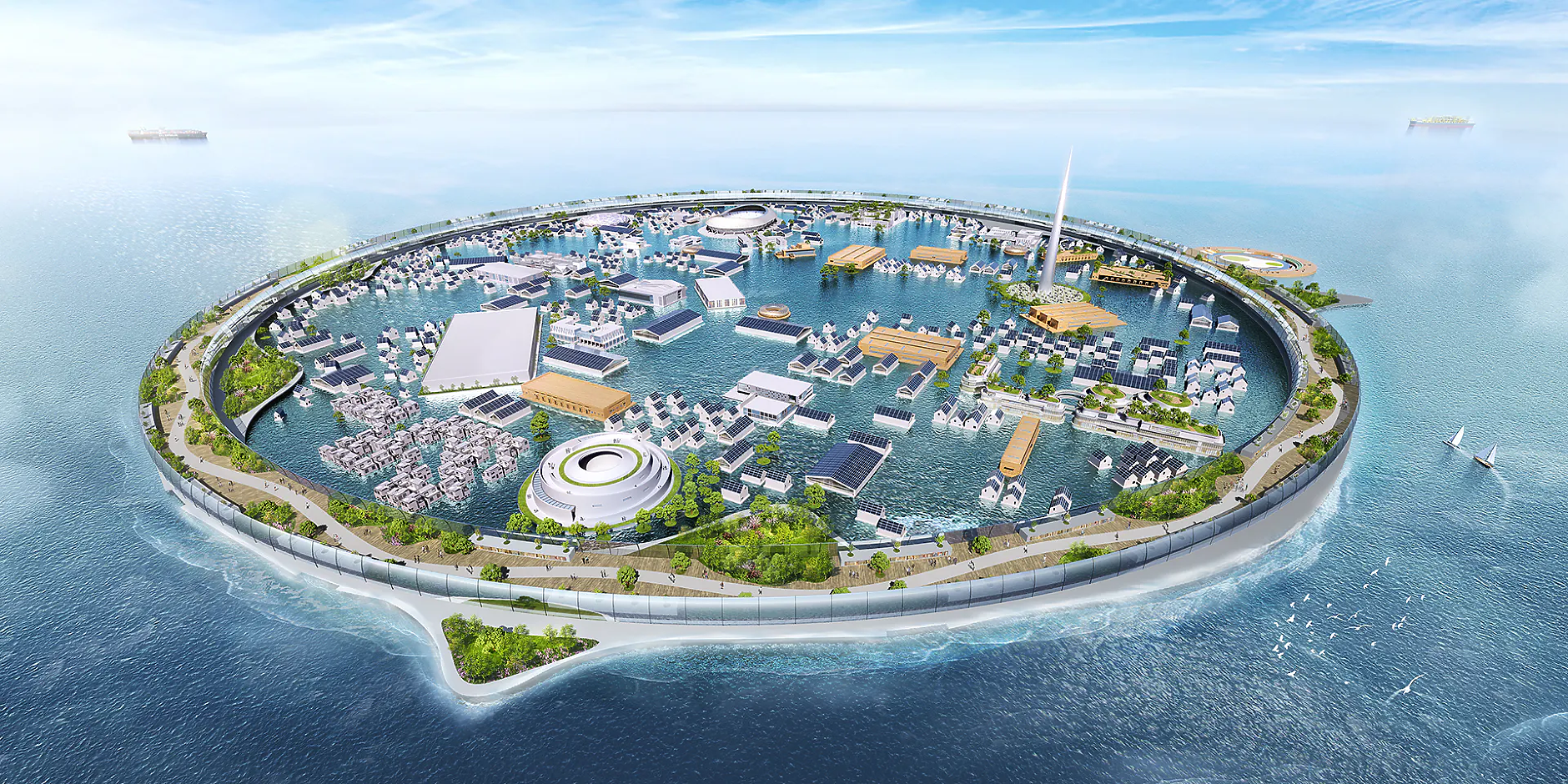 Японска компания предлага проект за плаващ град за 40 000 души