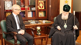 Негово Светейшество българският патриарх Неофит прие днес на официална среща