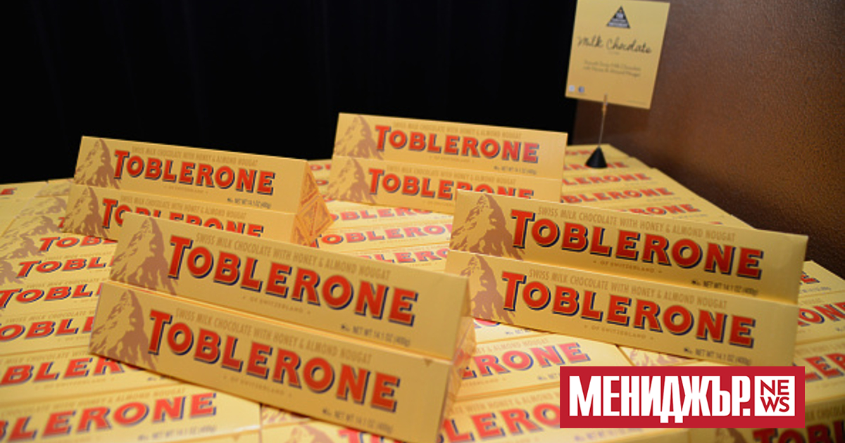 Американският производител на сладкарски изделия Mondelez International, който притежава марките Toblerone,