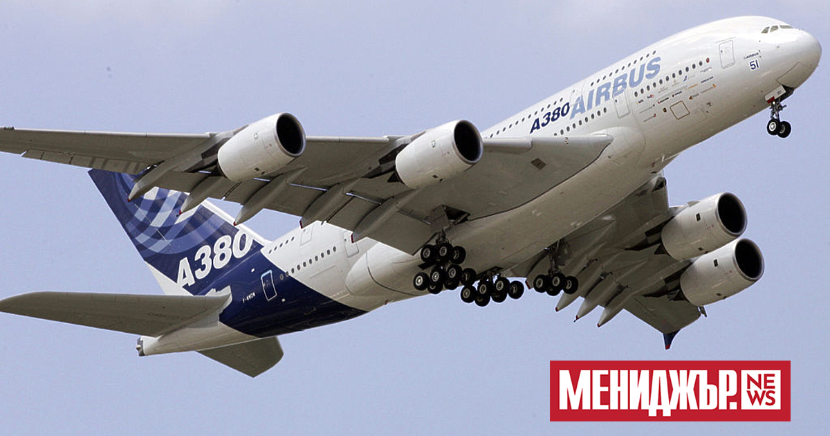 Airbus повиши 20-годишната си прогноза за доставки на нови самолети,
