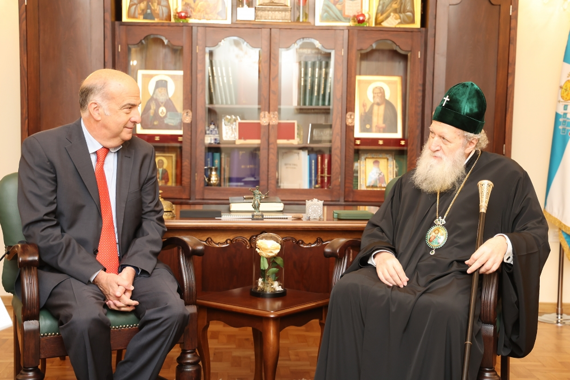 Патриархът се срещна с американския посланик