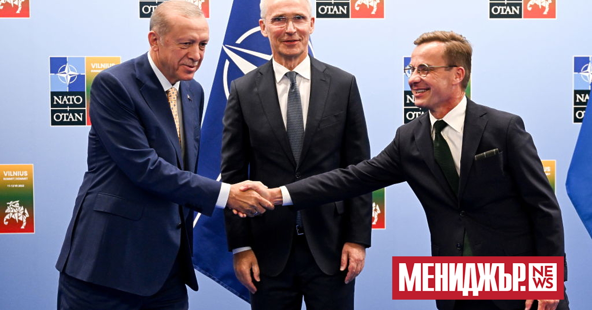 Президентът на Турция Реджеп Тайип Ердоган се е съгласил да