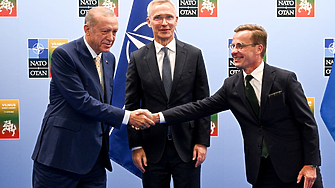 Турция се съгласи да подкрепи кандидатурата на Швеция за членство в НАТО