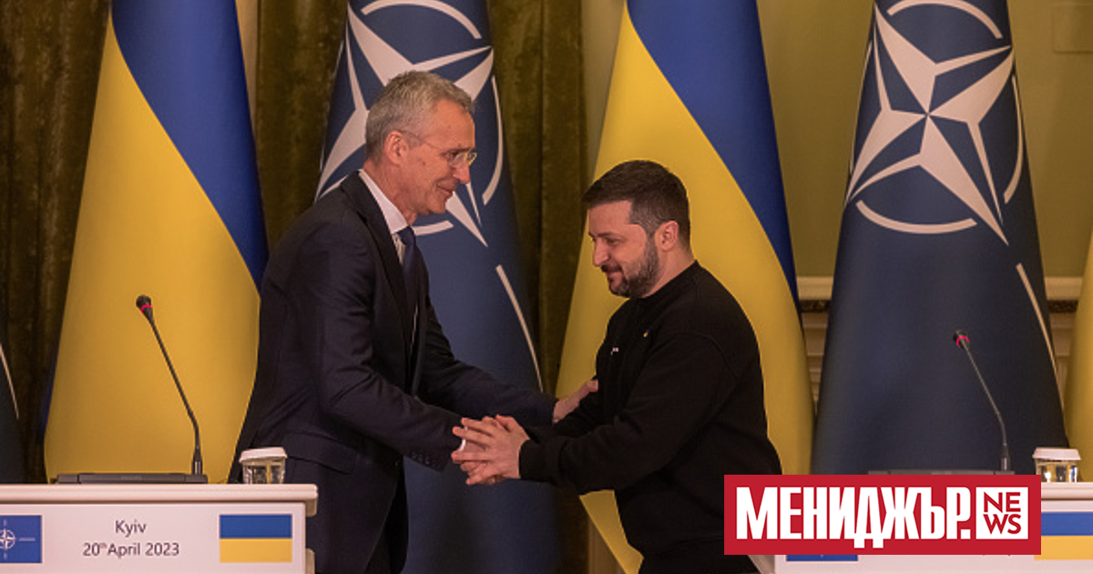 Генералният секретар на НАТО Йенс Столтенберг съобщи, че украинският президент