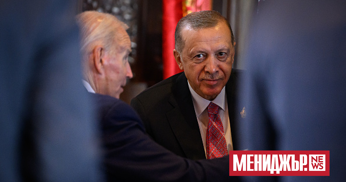 Турският президент Реджеп Тайип Ердоган и президентът на САЩ Джо