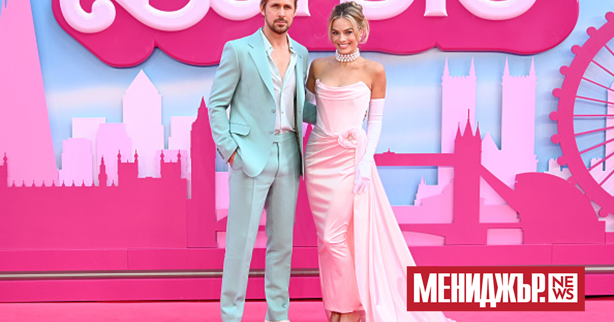 Холивудско съзвездие начело с Марго Роби и Райън Гослинг мина