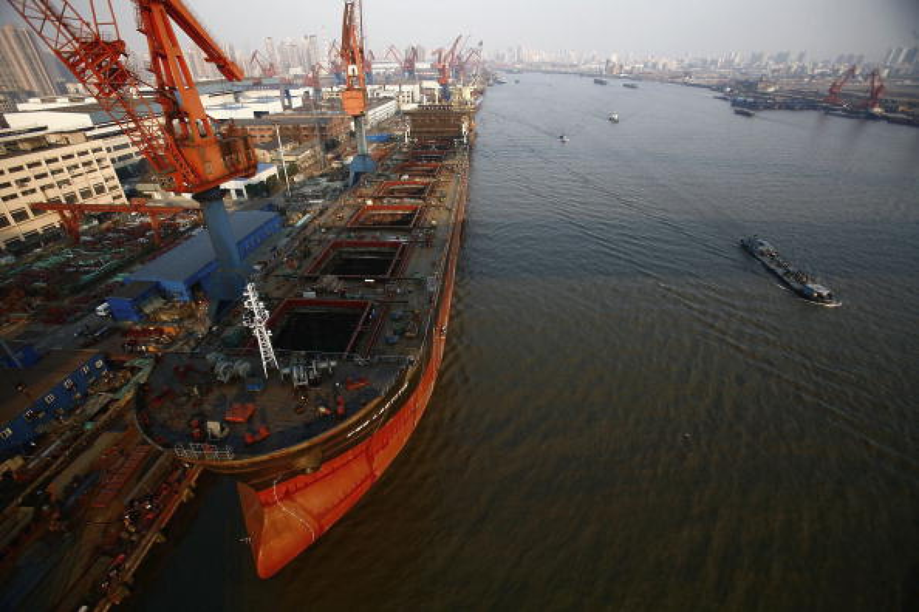 Китай обра световните поръчки за строителство на кораби и надхвърли 70 %