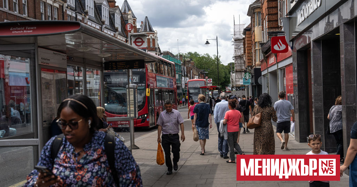 Инфлацията в Обединеното кралство се охлади значително през месец юни,