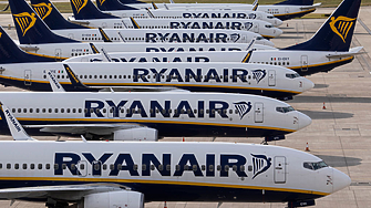 Ryanair е превозила 12 повече пътници през август отколкото през