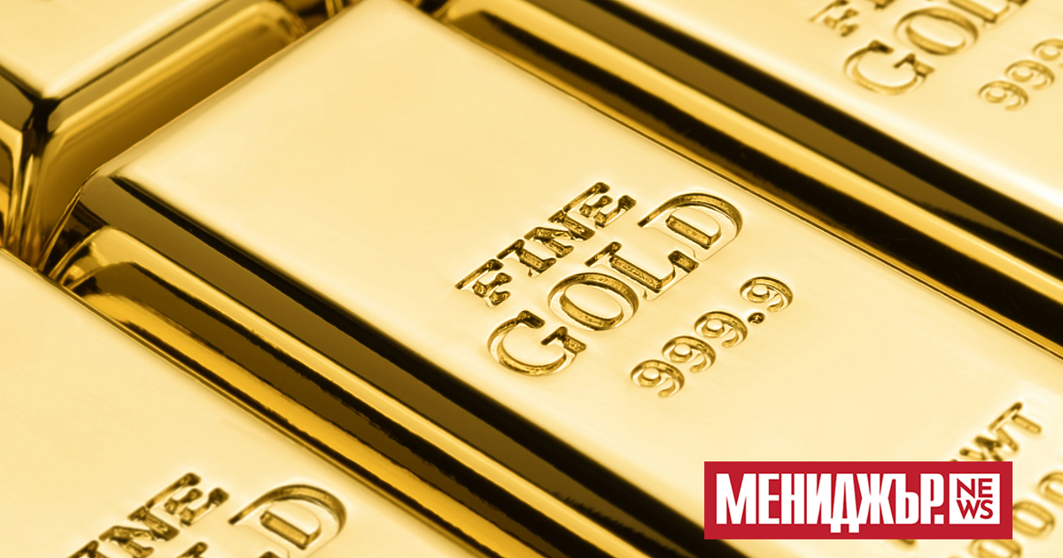 Цените на златото се повишиха до едномесечен връх днес, достигнат