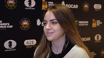 Нюргюл Салимова отстъпи във втората партия, но стигна най-големия връх досега в кариерата си