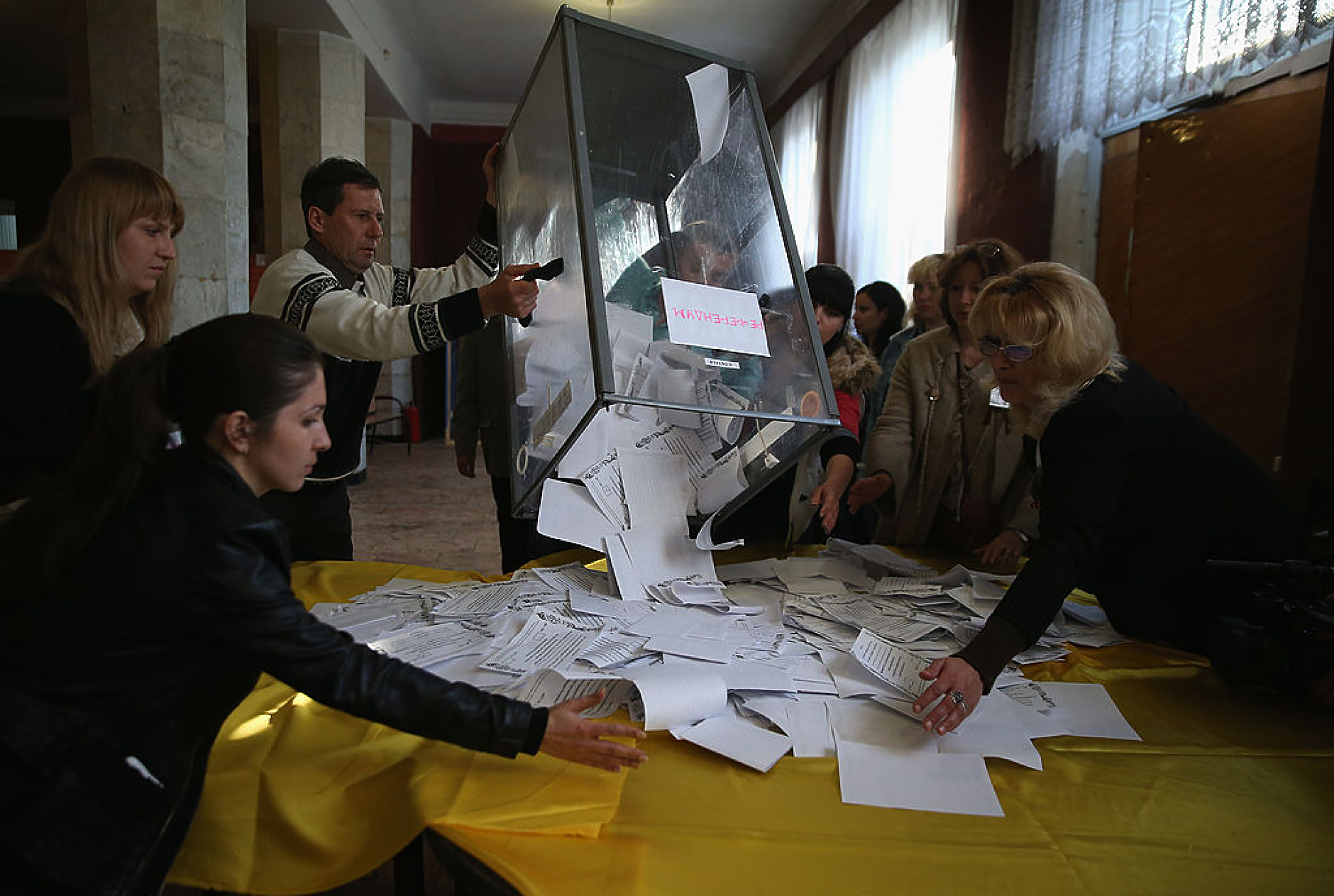 Киев осъди руските фиктивни избори в окупираните украински територии