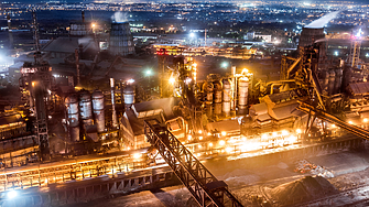Заводът за стомана от съветската епоха Запорожстал който се намира
