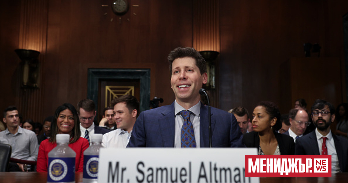 Сам Алтман, главен изпълнителен директор на американската компания OpenAI, разработчик