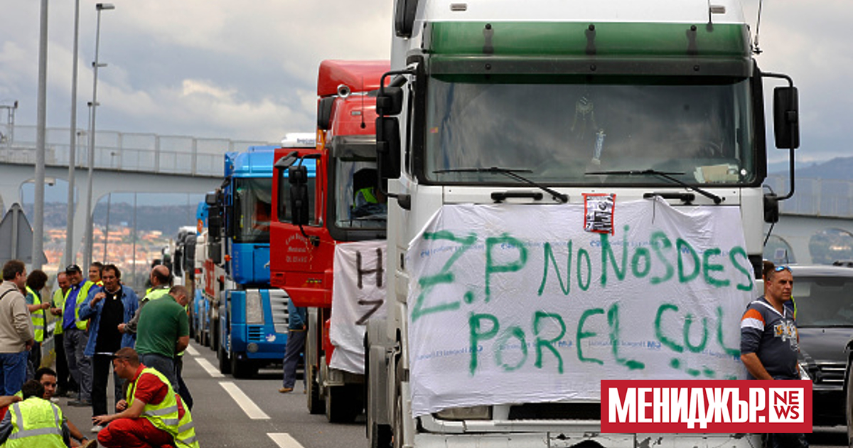 Около 2800 камиона са се натрупали на три контролно-пропускателни пункта