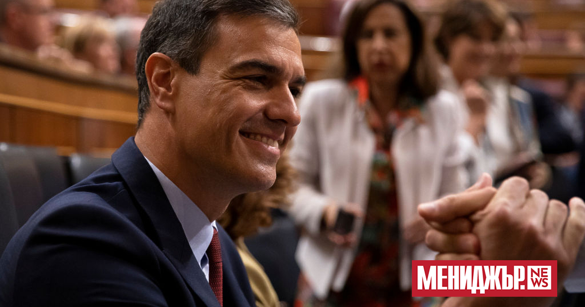 Испанският парламент упълномощи действащия премиер Педро Санчес да състави правителство