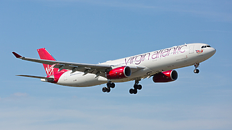 Самолет на Virgin Atlantic зареден изцяло с устойчиво авиационно гориво SAF