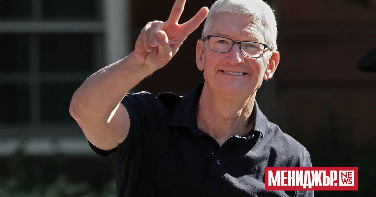 По-рано този месец главният изпълнителен директор на Apple Тим Кук