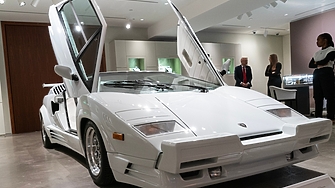Автомобилът Lamborghini Countach от 1989 г който караше Леонардо ди