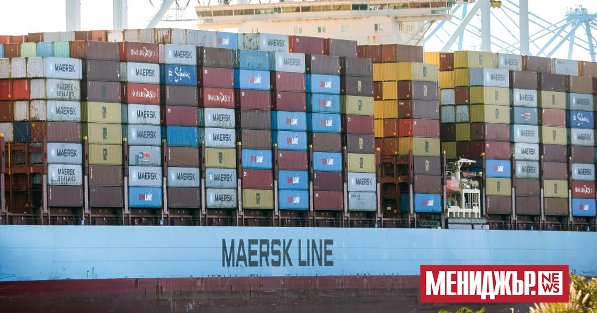 Датската Maersk отсега нататък ще изпраща почти всички контейнерни кораби, пътуващи
