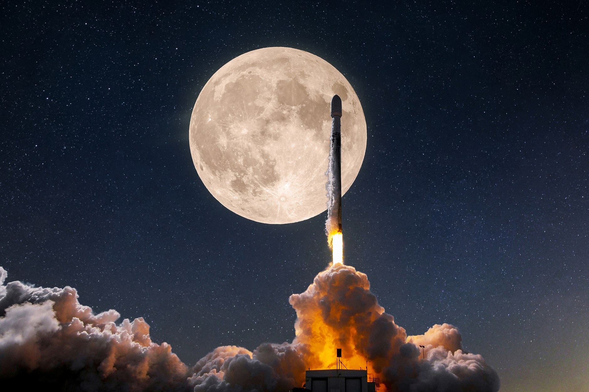 Изстреляха към Луната първият в света частен модул за кацане 
