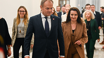 Полският премиер Доналд Туск е на визита в Киев
