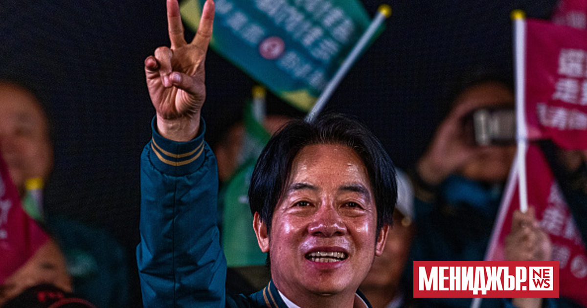 Кандидатът за президент на Тайванската управляваща партия Уилям Лай, известен