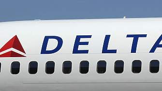 Колесникът на Boeing 757 на Delta Air Lines се е